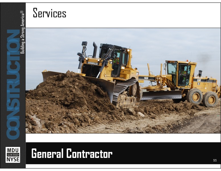Materials and Contracting – MDU Resources Group Inc. – slide 11