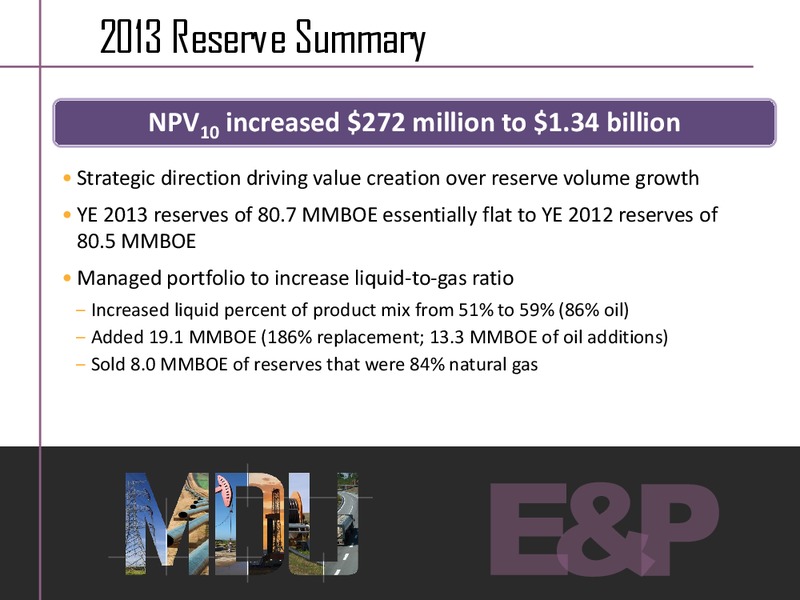 INVESTOR PRESENTATION – MDU Resources Group Inc. – slide 16
