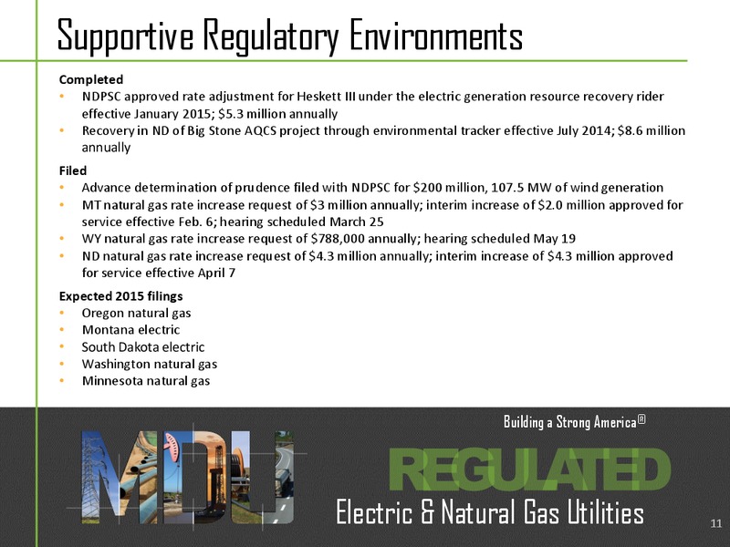 Analyst Seminar - New York City – MDU Resources Group Inc. – slide 10