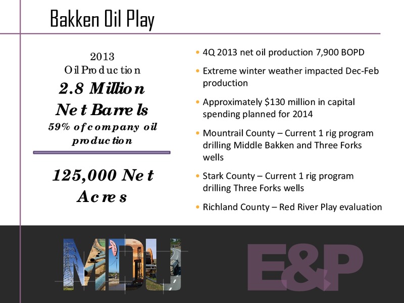 INVESTOR PRESENTATION – MDU Resources Group Inc. – slide 5