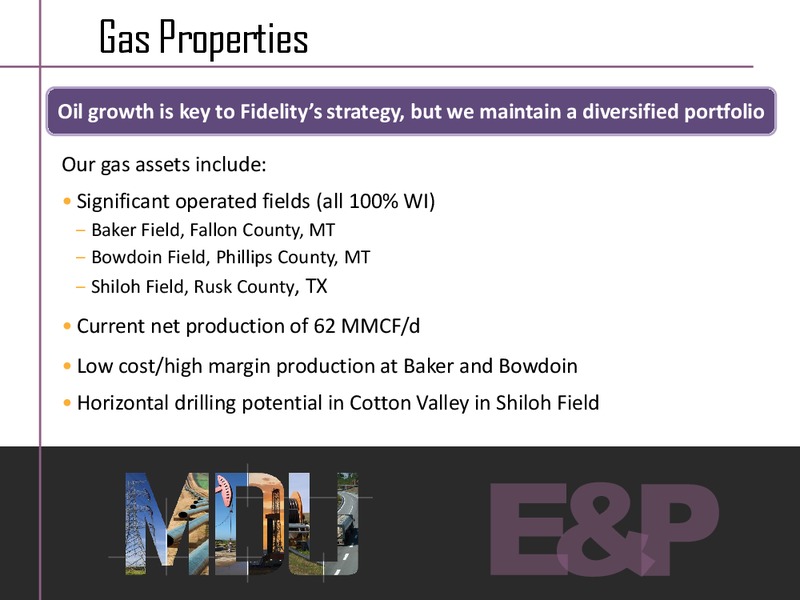 INVESTOR PRESENTATION – MDU Resources Group Inc. – slide 15