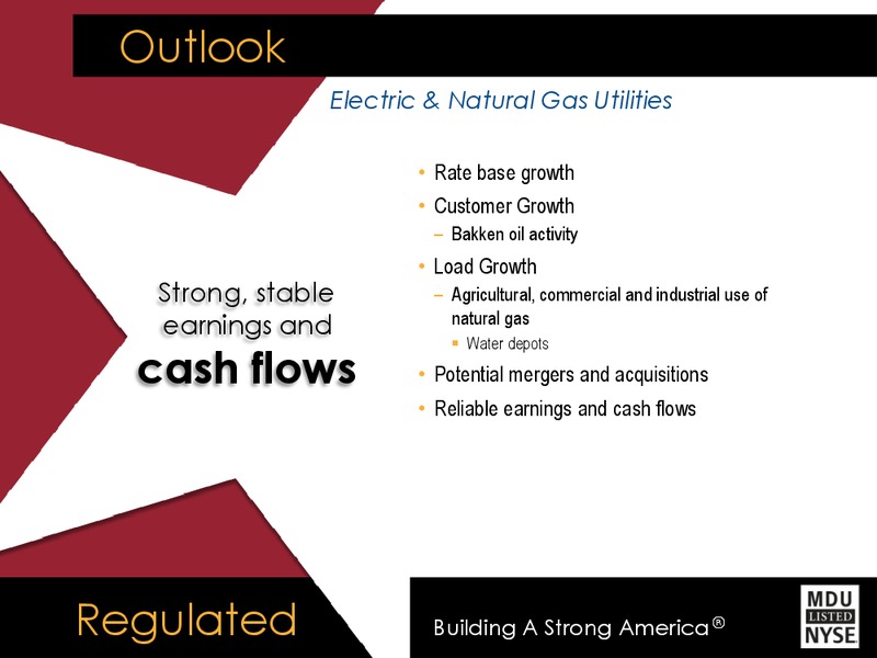 THE 2ND ANNUAL BAKKEN INVESTOR CONFERENCE – MDU Resources Group Inc. – slide 12