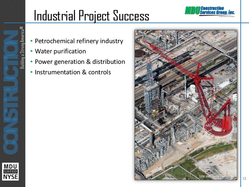 April 2015 Investor Presentation – MDU Resources Group Inc. – slide 30