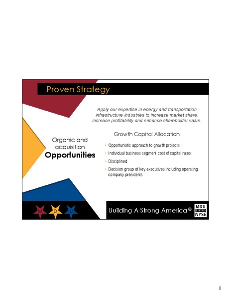 WILLIAMS CAPITAL GROUP MIDWEST UTILITIES SEMINAR – MDU Resources Group Inc. – slide 5