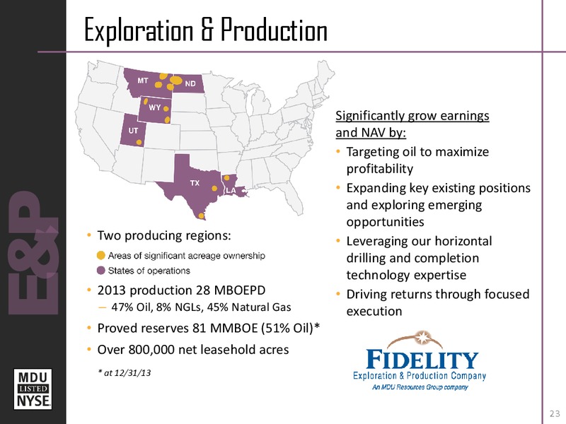 AGA Financial Forum – MDU Resources Group Inc. – slide 22