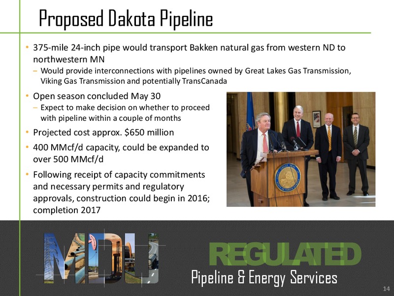 Investor Relations – MDU Resources Group Inc. – slide 13