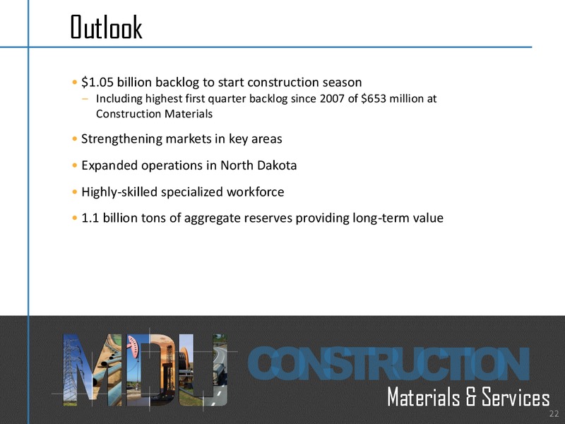 Investor Relations – MDU Resources Group Inc. – slide 21
