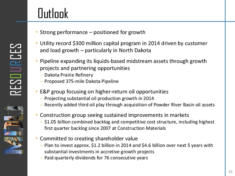 Investor Relations – MDU Resources Group Inc. – slide 40