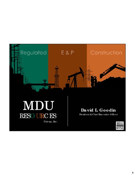 Q2 2013 EARNINGS CALL – MDU Resources Group Inc. – slide 3