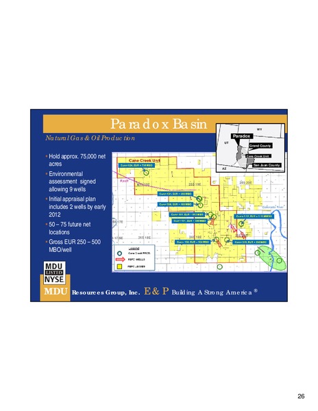 DA DAVIDSON ENGINEERING & CONSTRUCTION CONFERENCE – MDU Resources Group Inc. – slide 25
