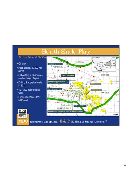 DA DAVIDSON ENGINEERING & CONSTRUCTION CONFERENCE – MDU Resources Group Inc. – slide 26