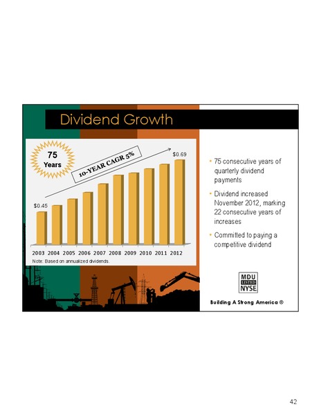 DAVIDSON ENGINEERING AND CONSTRUCTION CONFERENCE – MDU Resources Group Inc. – slide 41
