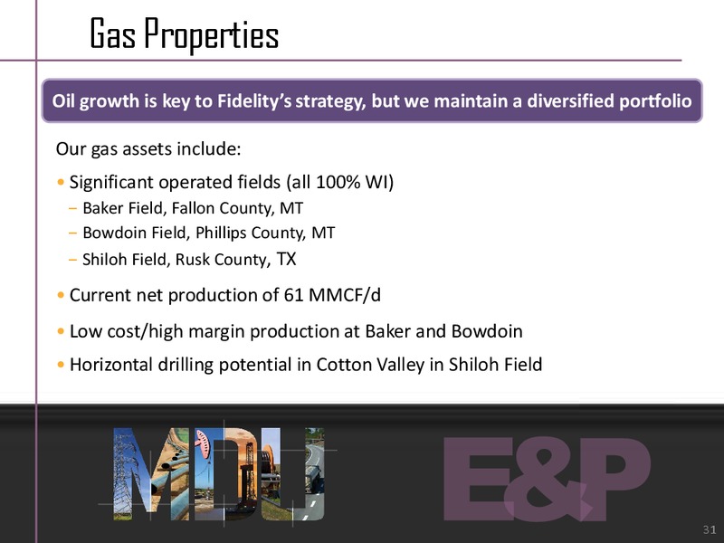Investror Relations – MDU Resources Group Inc. – slide 30
