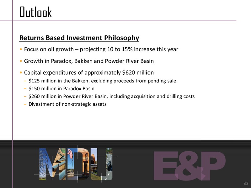 Investror Relations – MDU Resources Group Inc. – slide 32