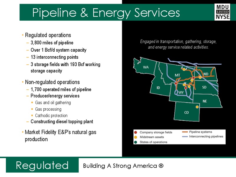 RESOURCES EEI FINANCIAL CONFERENCE – MDU Resources Group Inc. – slide 12