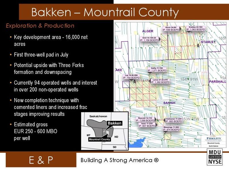 RESOURCES EEI FINANCIAL CONFERENCE – MDU Resources Group Inc. – slide 28