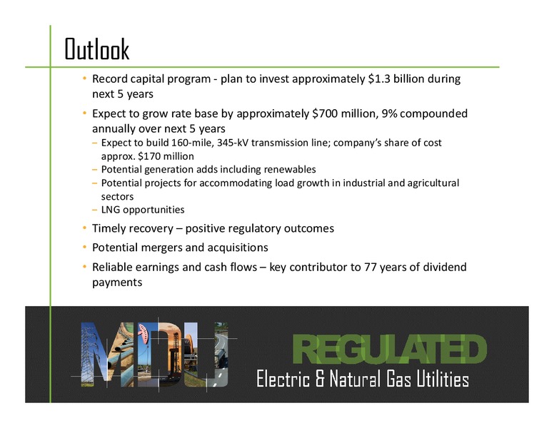 Q3 2014 EARNINGS CALL – MDU Resources Group Inc. – slide 8