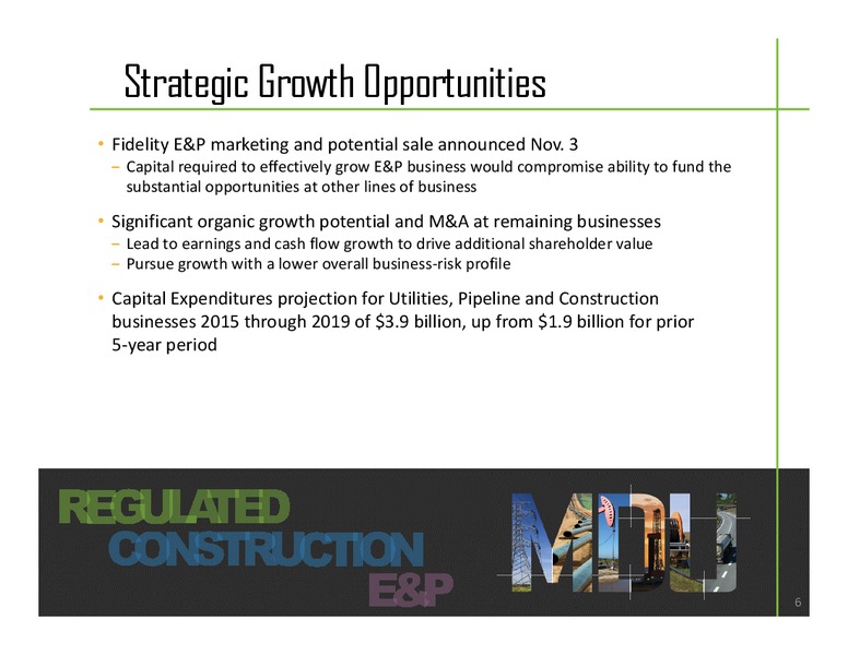 INVESTOR RELATIONS – MDU Resources Group Inc. – slide 5