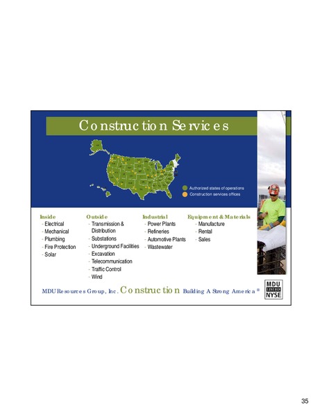 Wells Fargo Energy Conference – MDU Resources Group Inc. – slide 34