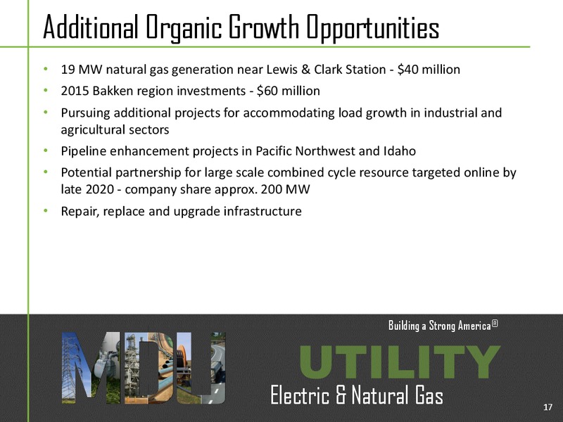 Analyst Day Part 1 – MDU Resources Group Inc. – slide 16