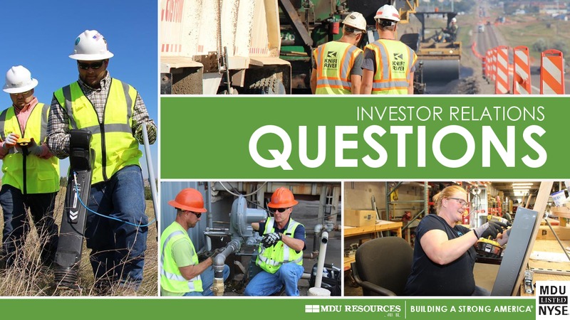 Q3 2017 Presentation – MDU Resources Group Inc. – slide 17