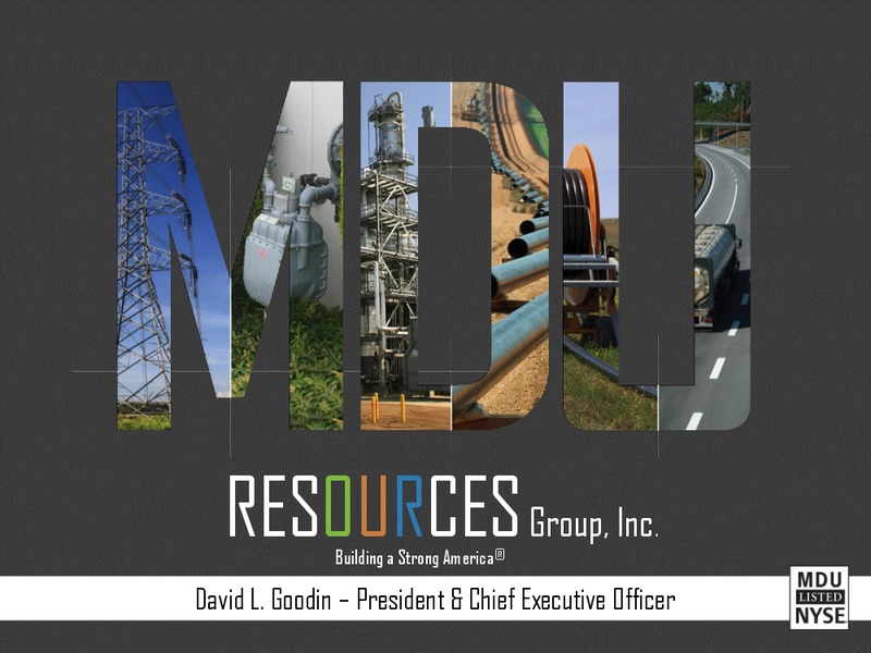 Q3 2015 Results – MDU Resources Group Inc. – slide 3