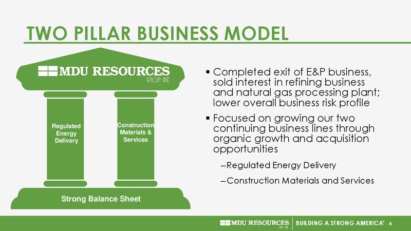 November 2017 EEI Financial Presentation – MDU Resources Group Inc. – slide 3