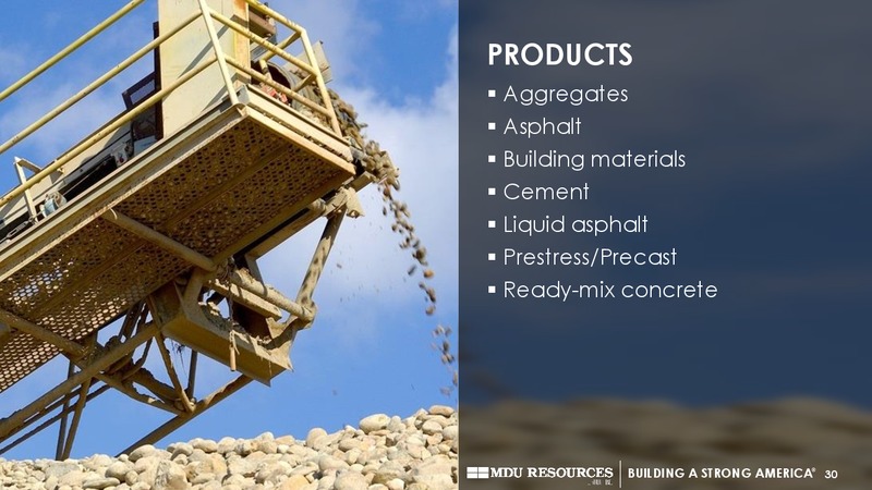 November 2017 EEI Financial Presentation – MDU Resources Group Inc. – slide 29