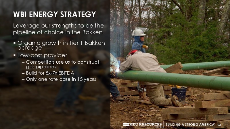 December 2017 Investor Presentation – MDU Resources Group Inc. – slide 22