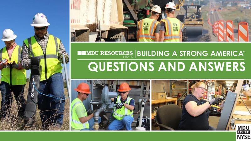 December 2017 Investor Presentation – MDU Resources Group Inc. – slide 56