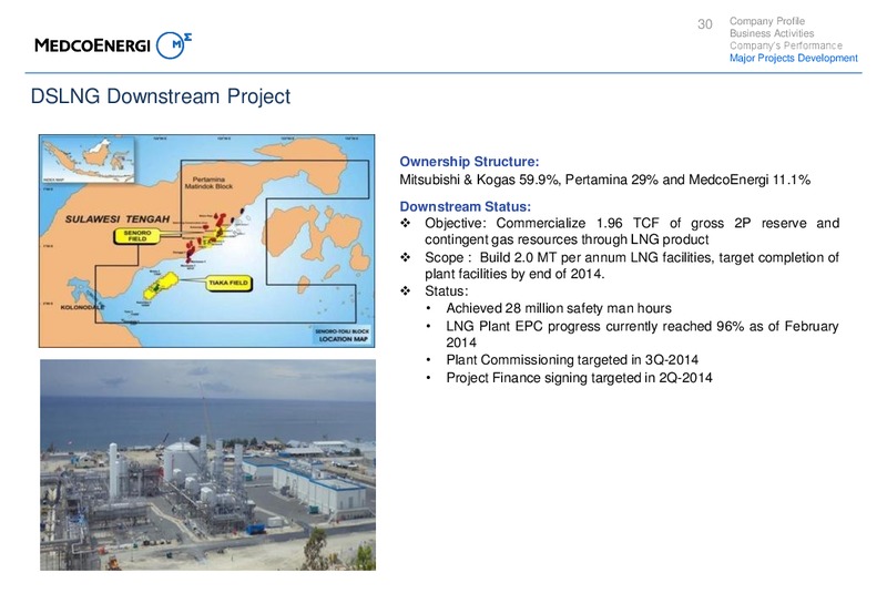 FY13 Investors Update – Medco Energi – slide 30