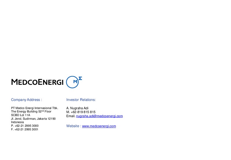 FY13 Investors Update – Medco Energi – slide 32