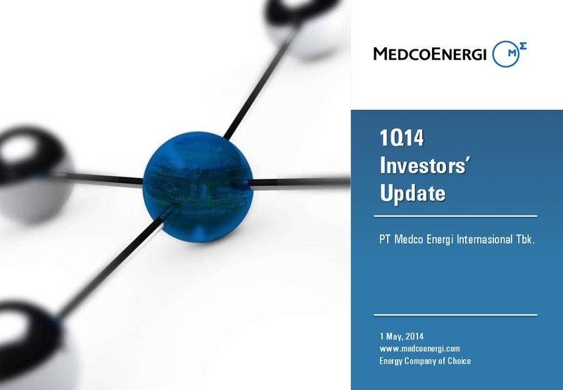 Investors Update – Medco Energi – slide 1