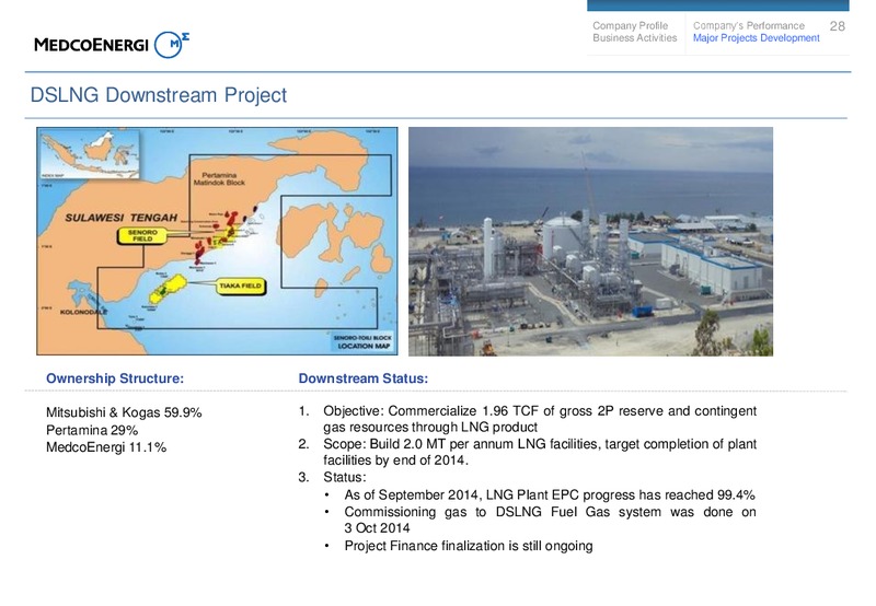 9M14 Investors Update – Medco Energi – slide 27