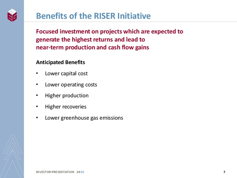 INVESTOR PRESENTATION – Meg Energy – slide 5