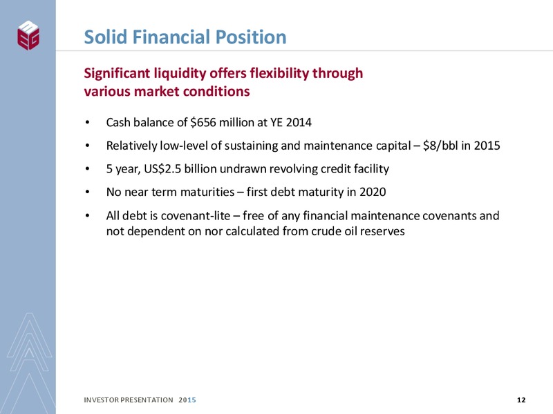 INVESTOR PRESENTATION – Meg Energy – slide 10