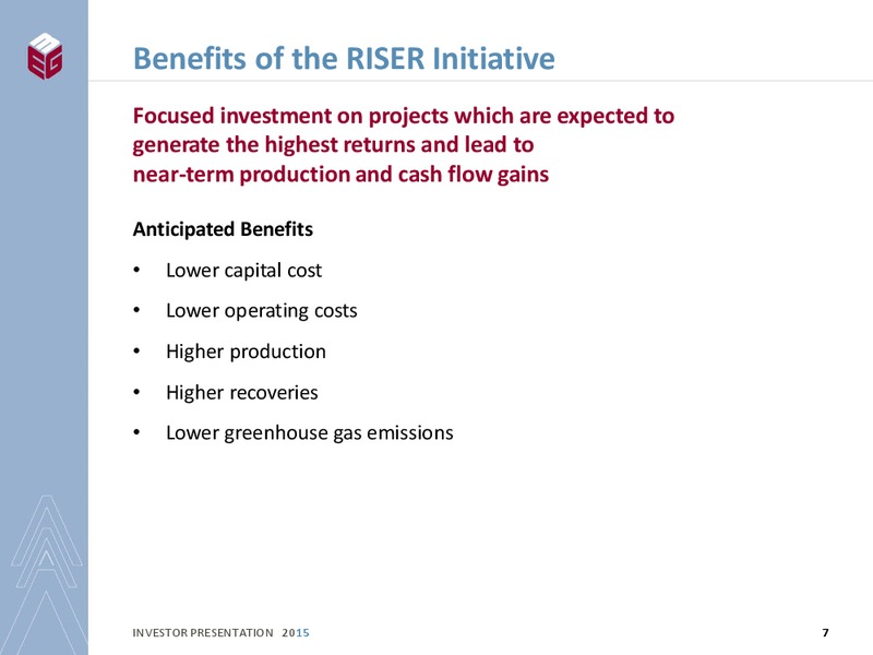 INVESTOR PRESENTATION – Meg Energy – slide 5