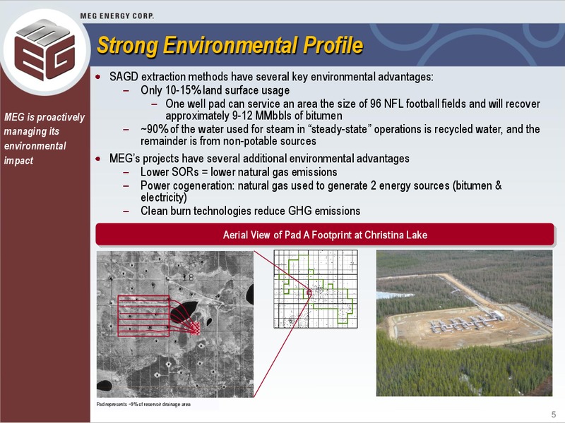 MARCH 2011 CORPORATE PRESENTATION – Meg Energy – slide 4