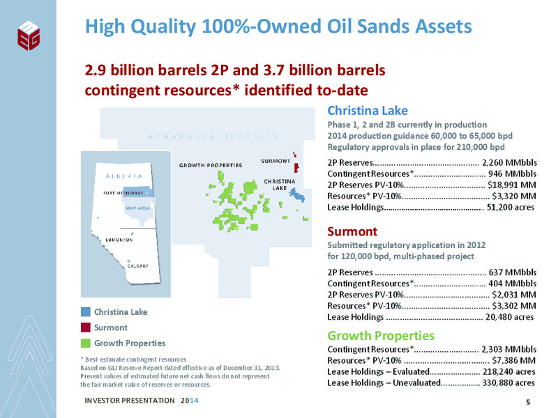 INVESTOR PRESENTATION – Meg Energy – slide 3