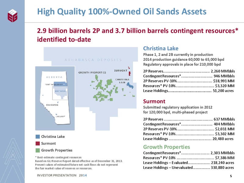 INVESTOR PRESENTATION – Meg Energy – slide 3