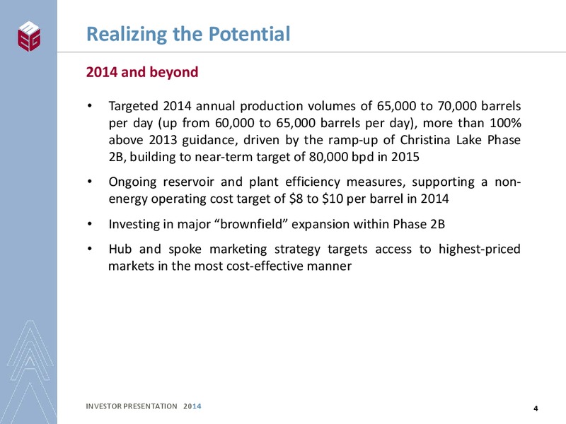 INVESTOR PRESENTATION – Meg Energy – slide 2