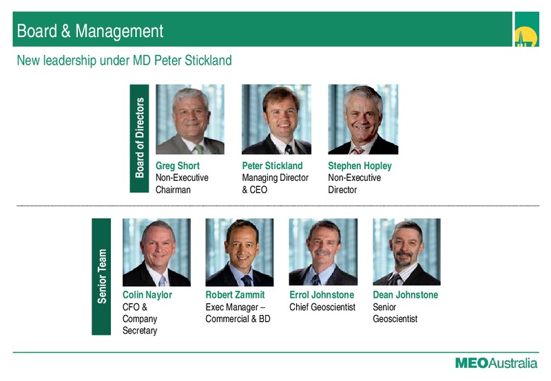 May 2015 Investor Presentation – Meo Australia Ltd. – slide 4