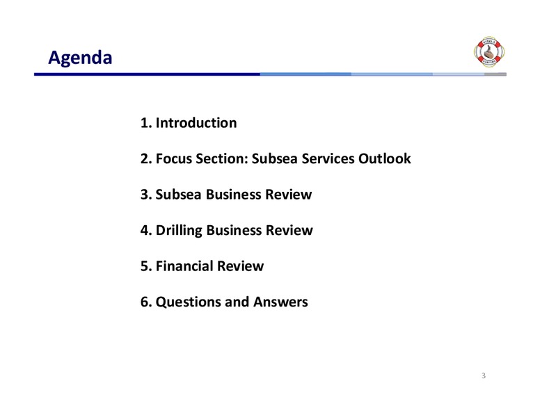Q3 2011 RESULTS – Mermaid Maritime Public Company Limited – slide 2