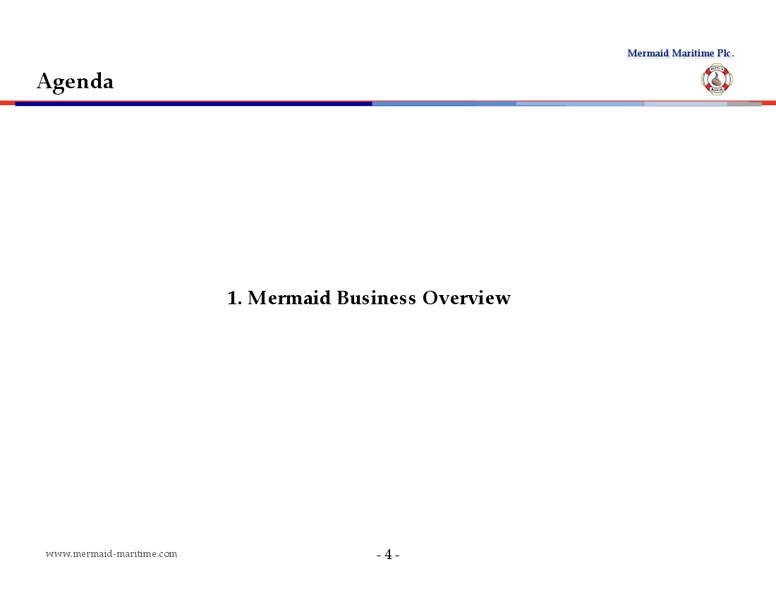 DECEMBER 2014 CORPORATE PRESENTATION – Mermaid Maritime Public Company Limited – slide 3