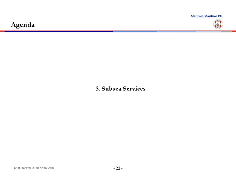 DECEMBER 2014 CORPORATE PRESENTATION – Mermaid Maritime Public Company Limited – slide 21