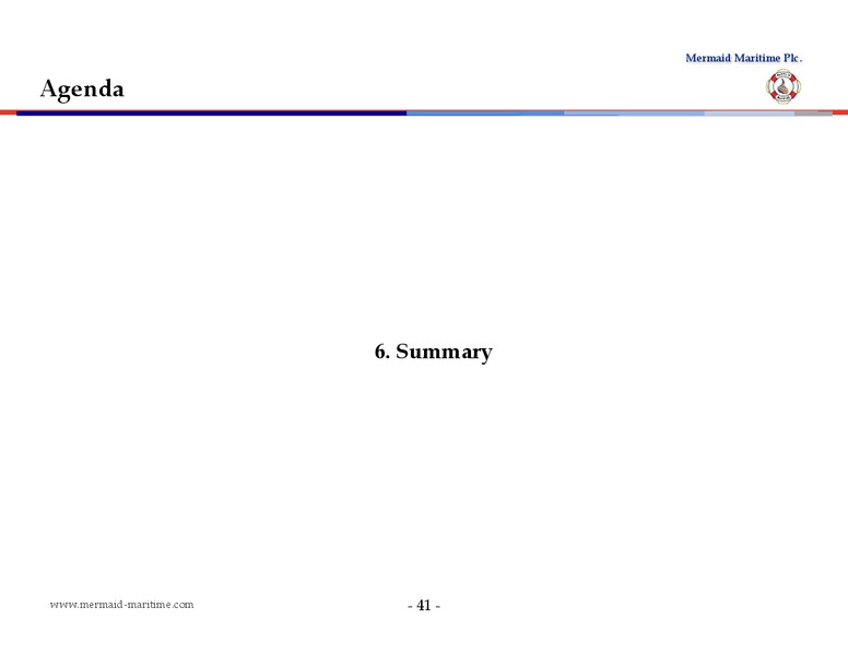 DECEMBER 2014 CORPORATE PRESENTATION – Mermaid Maritime Public Company Limited – slide 40