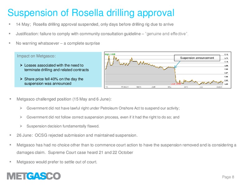 AUSTRALIA DOMESTIC GAS OUTLOOK 2015 – Metgasco – slide 8