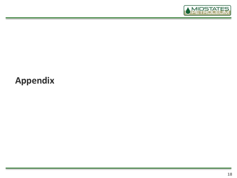 Company Update – Midstates Petroleum – slide 16