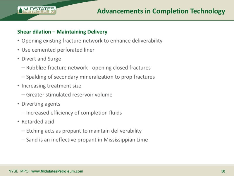 Analyst & Investor Meetings – Midstates Petroleum – slide 48