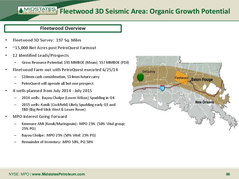 Analyst & Investor Meetings – Midstates Petroleum – slide 84